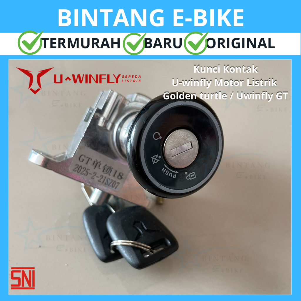 Kunci Kontak Motor listrik Uwinfly Golden Turtle/GT/GN/LN