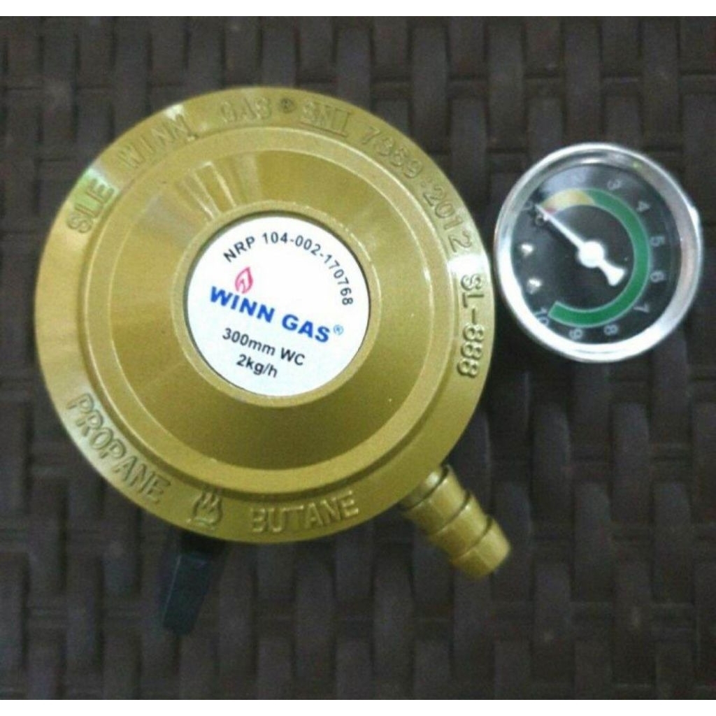 Regulator Gas LPG Winn Gas SLE 888 Meter