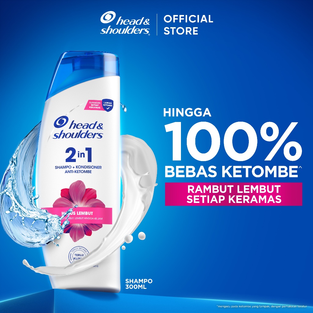 Head & Shoulders Shampoo 2-in-1 Varian Smooth and Silky 300ml