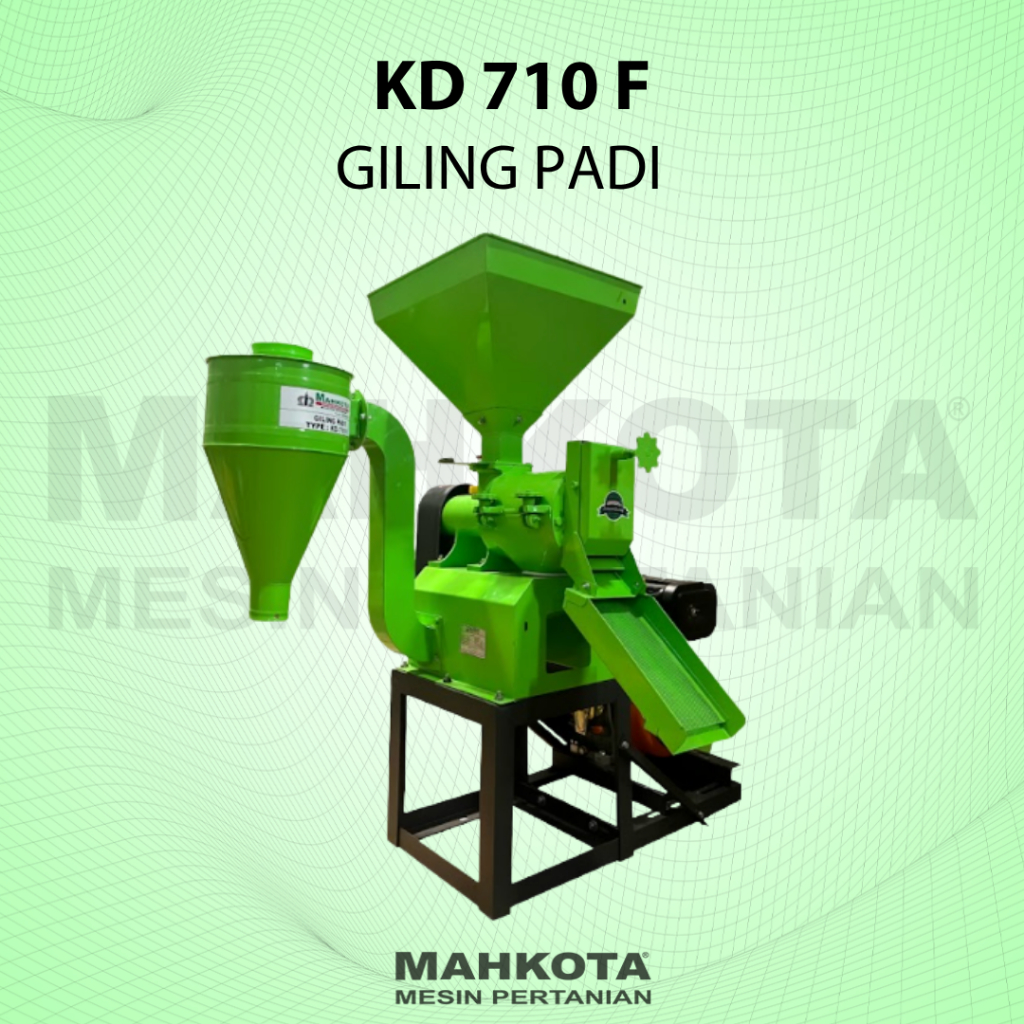 MAHKOTA MESIN GILING PADI / RICE MILL KD-710 F KAPASITAS BESAR (GARANSI RESMI)
