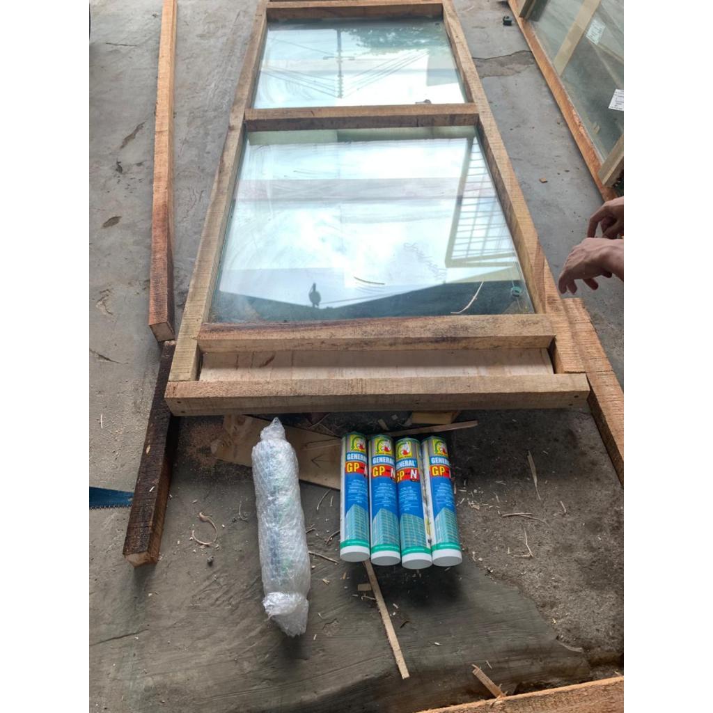 Kaca 10mm Clear Tempered Asahimas