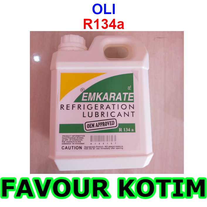 OLI OIL KOMPRESOR EMKARATE R134A R134 R 134 AC MOBIL KULKAS FVKOTIM