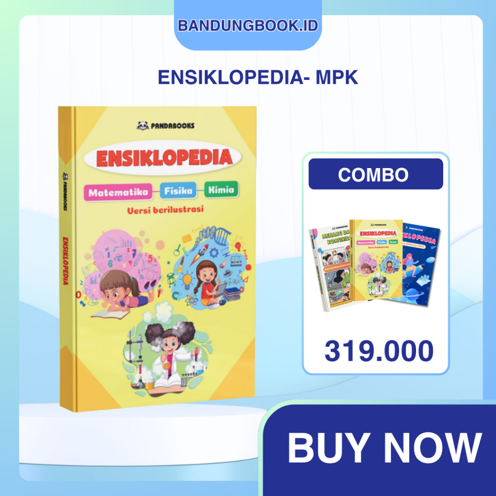 Ensiklopedia Pelajaran Sains – Matematika Fisika Kimia – Buku Belajar Anak SD/TK