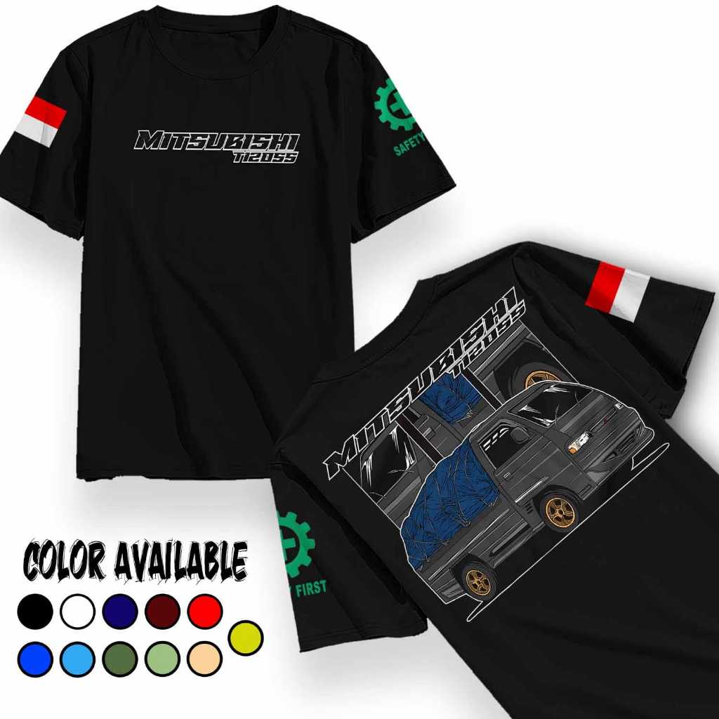 Kaos Racing Mobil Carry Mitsubishi T120SS | Baju Driver Pickup Carry T120SS | Kaos Otomotif Katun Co