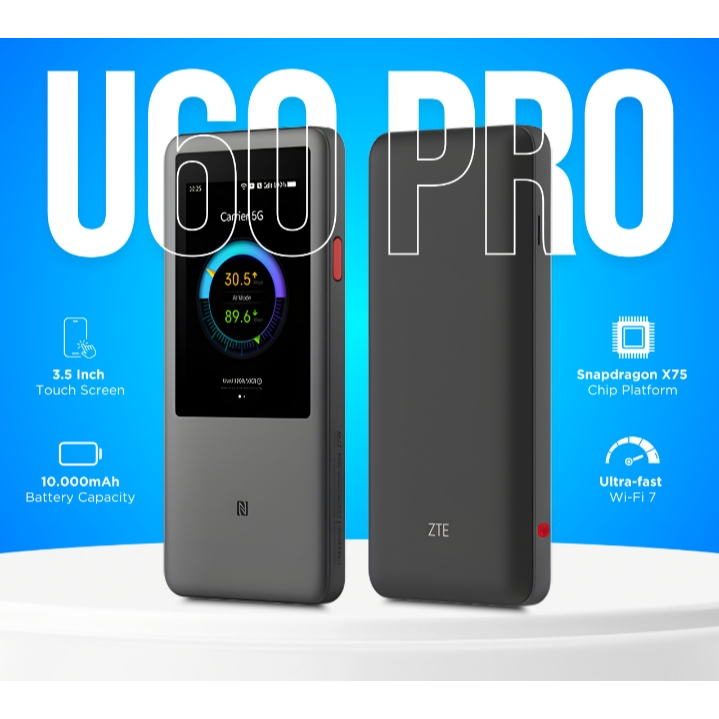 ZTE U60 Pro MiFi Modem WiFi Router 5G With Powerbank Unlock All Operator