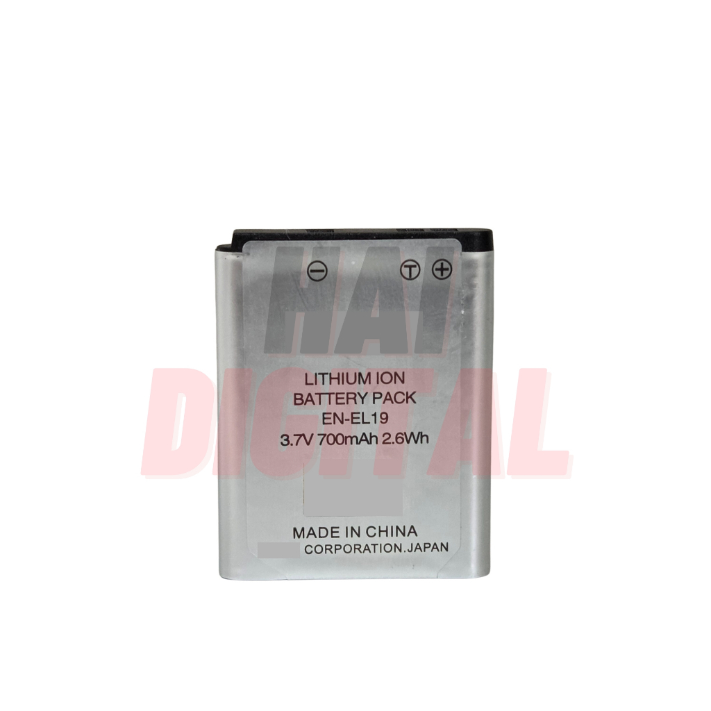 Baterai Kamera EN-EL19 ENEL19 NP-BJ1 For Coolpix S2000 S3000 S4000 S5000 W100 W150 A100 A300 S2500 S