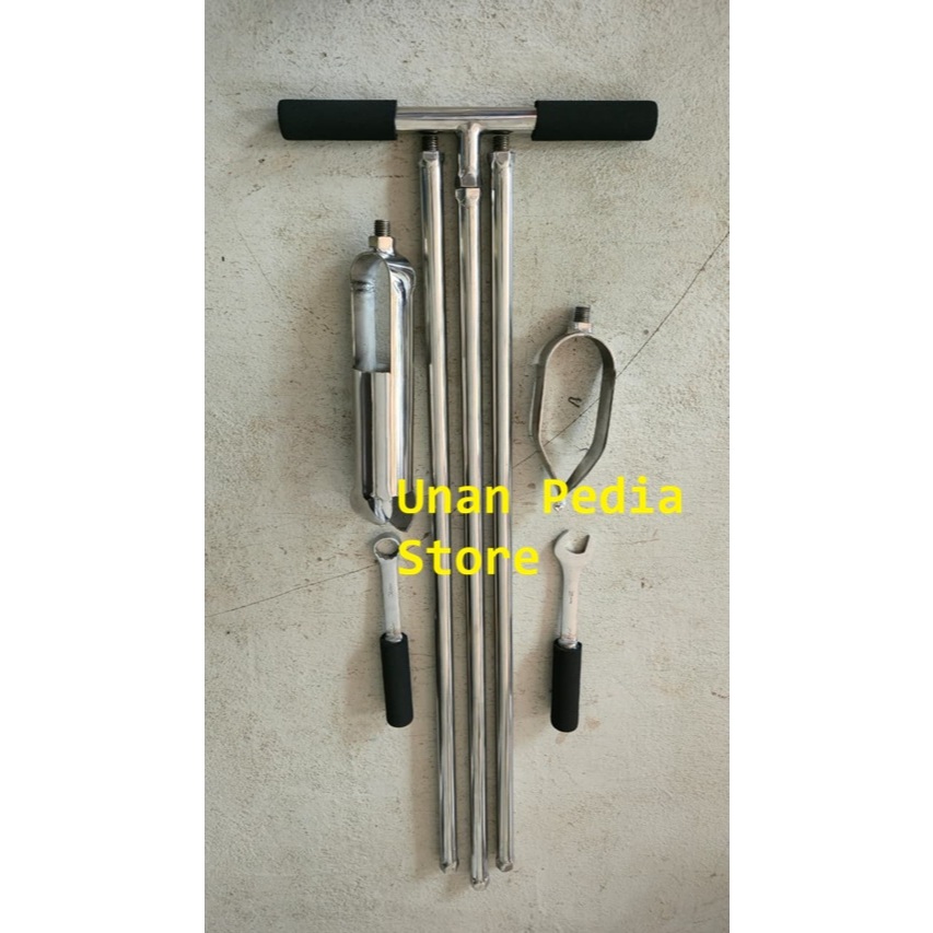 Bor Sampel Sand Auger - Hand Sand Auger Set - Bor Sampling Tanah Pasir - Bor Tanah Stainless - Bor S