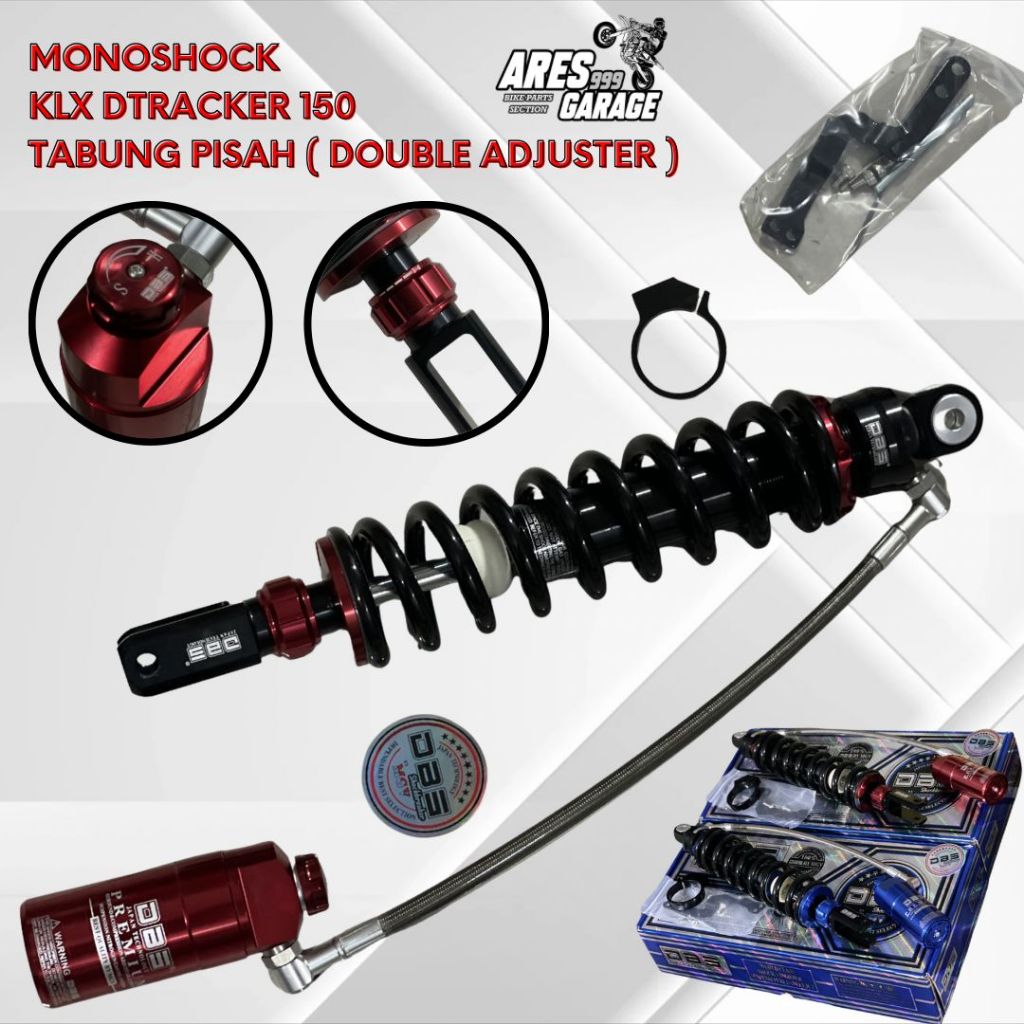 MONOSHOCK DBS TABUNG PISAH KLX DTRACKER 150 SHOCKBREAKER BELAKANG KLX DT SHOCK BELAKANG KLX DT 150