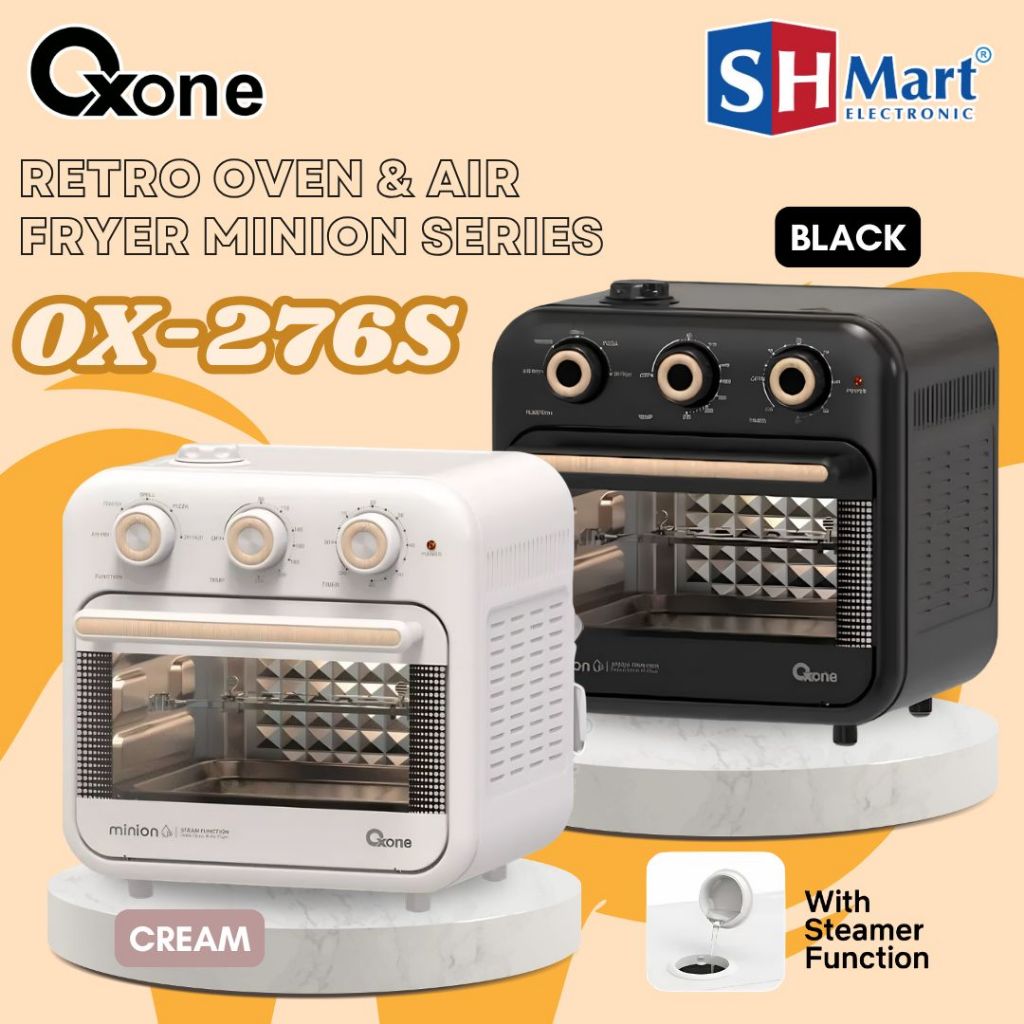 Oxone OX276SC Air Friyer Oven Steam 16 Liter Low Watt Garansi Resmi