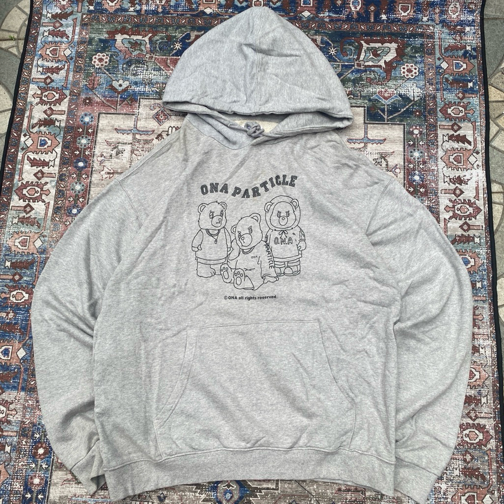 sweater hoodie ONA korean style boxy hoodie y2k skena streetwear second