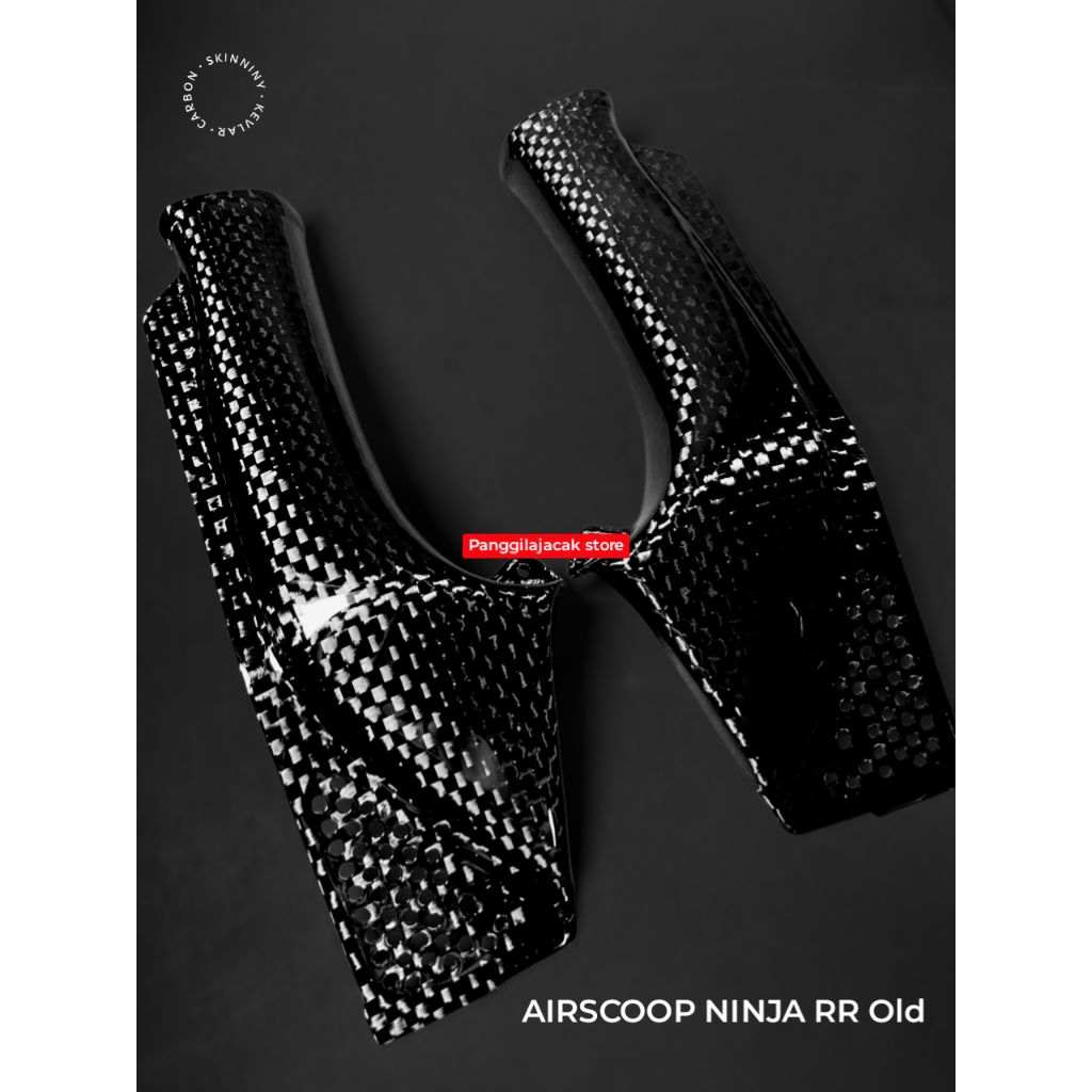 [Pre-Order] Airscoop Kawasaki Ninja RR Old Carbon Skinning Kevlar/Forged