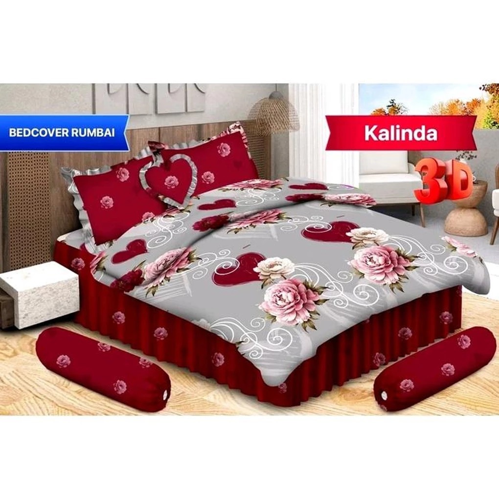 BEDCOVER BONITA UKURAN 180X200 RUMBAI