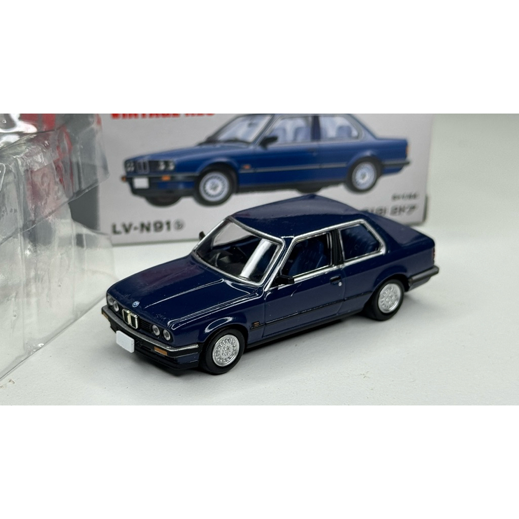 TLV 1:64 BMW E30 318i Coupe Biru Diecast Tomica Limited Vintage
