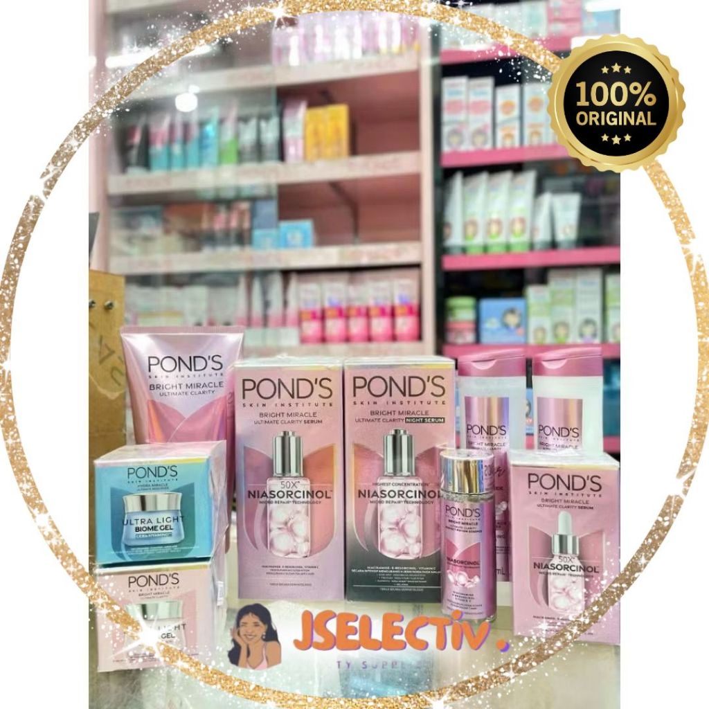 PONDS BRIGHT MIRACLE SERIES - SKINCARE LENGKAP // JSELECTIV X JHON KOSMETIK // Facial Foam / Face Sc
