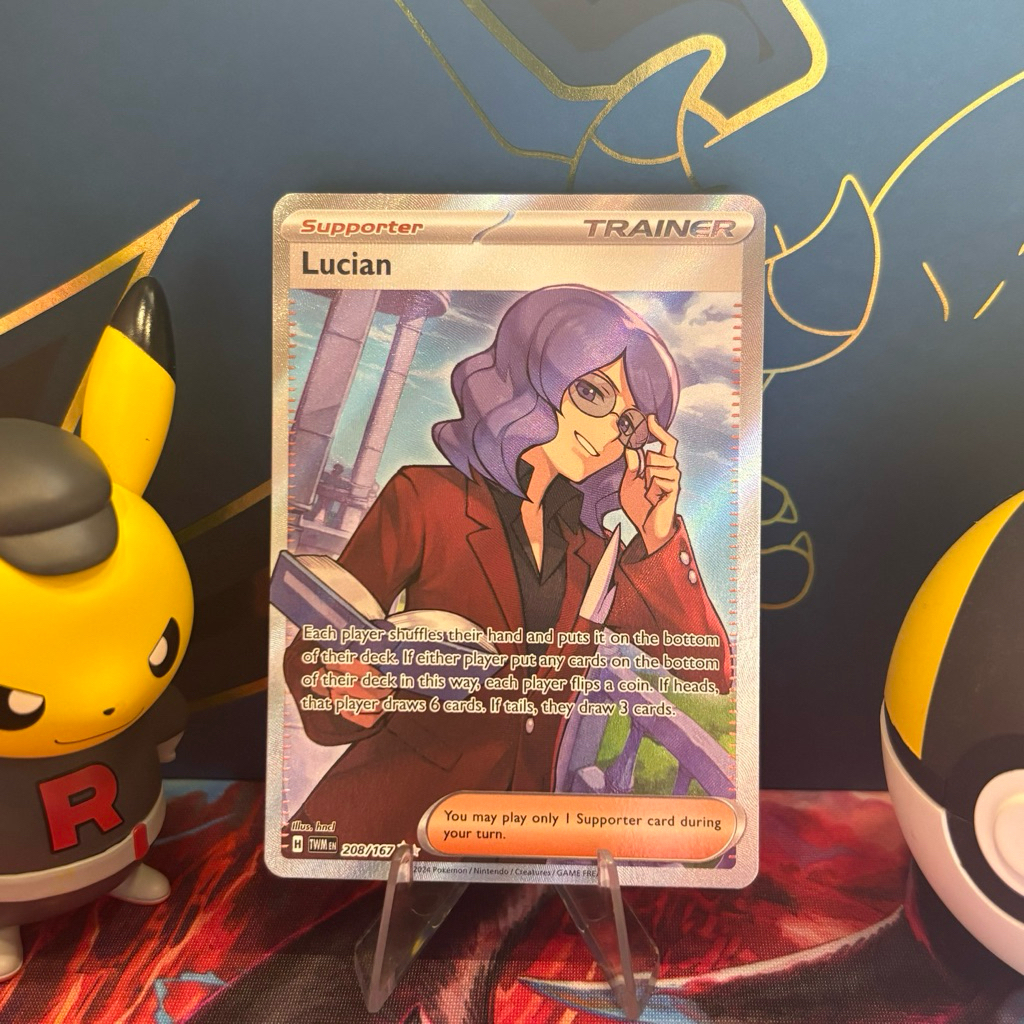 Lucian 208/167 ENG - UR Full Art Trainer - Twilight Masquerade - Pokemon TCG