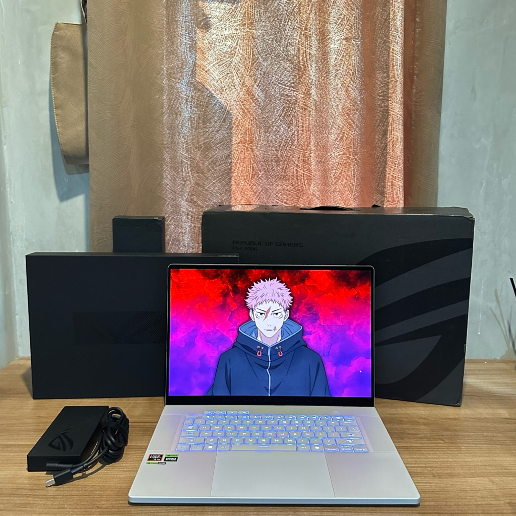 Laptop Asus ROG Zephyrus G16 OLED GA605WV Ryzen AI 9 HX 370 RTX 4060 16GB/1TB SSD Fullset Like New