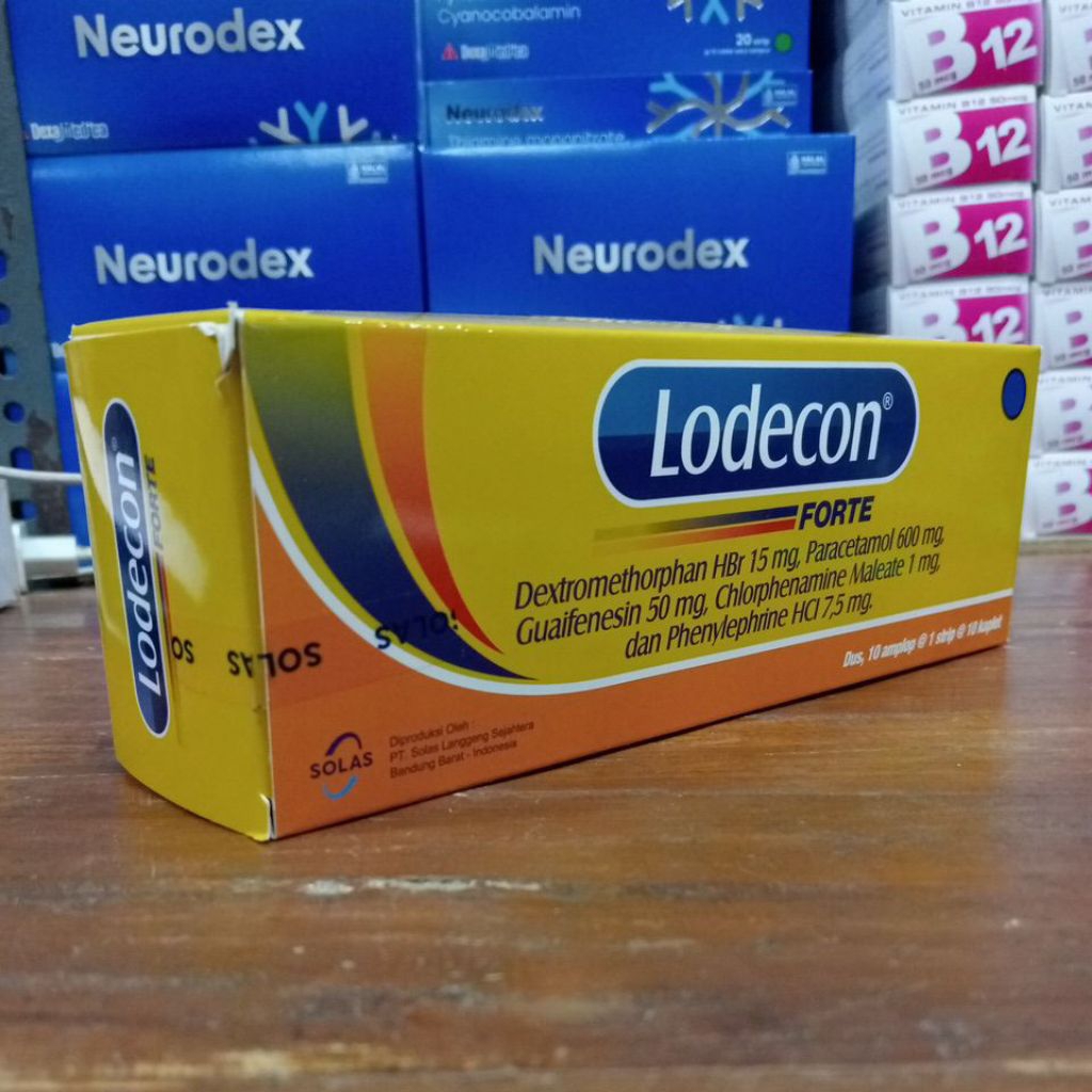 Lodecon Forte tablet 1 box isi 10 strip original
