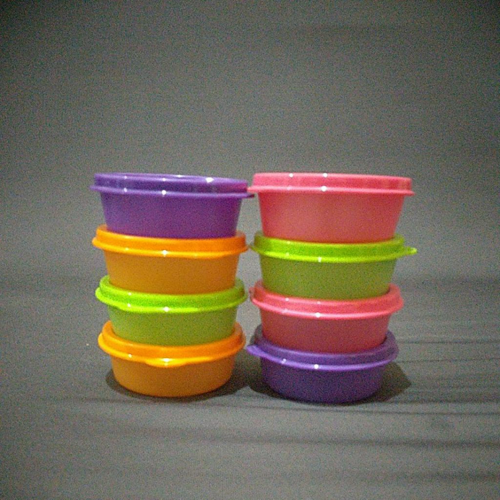 Mini round tupperware perpcs