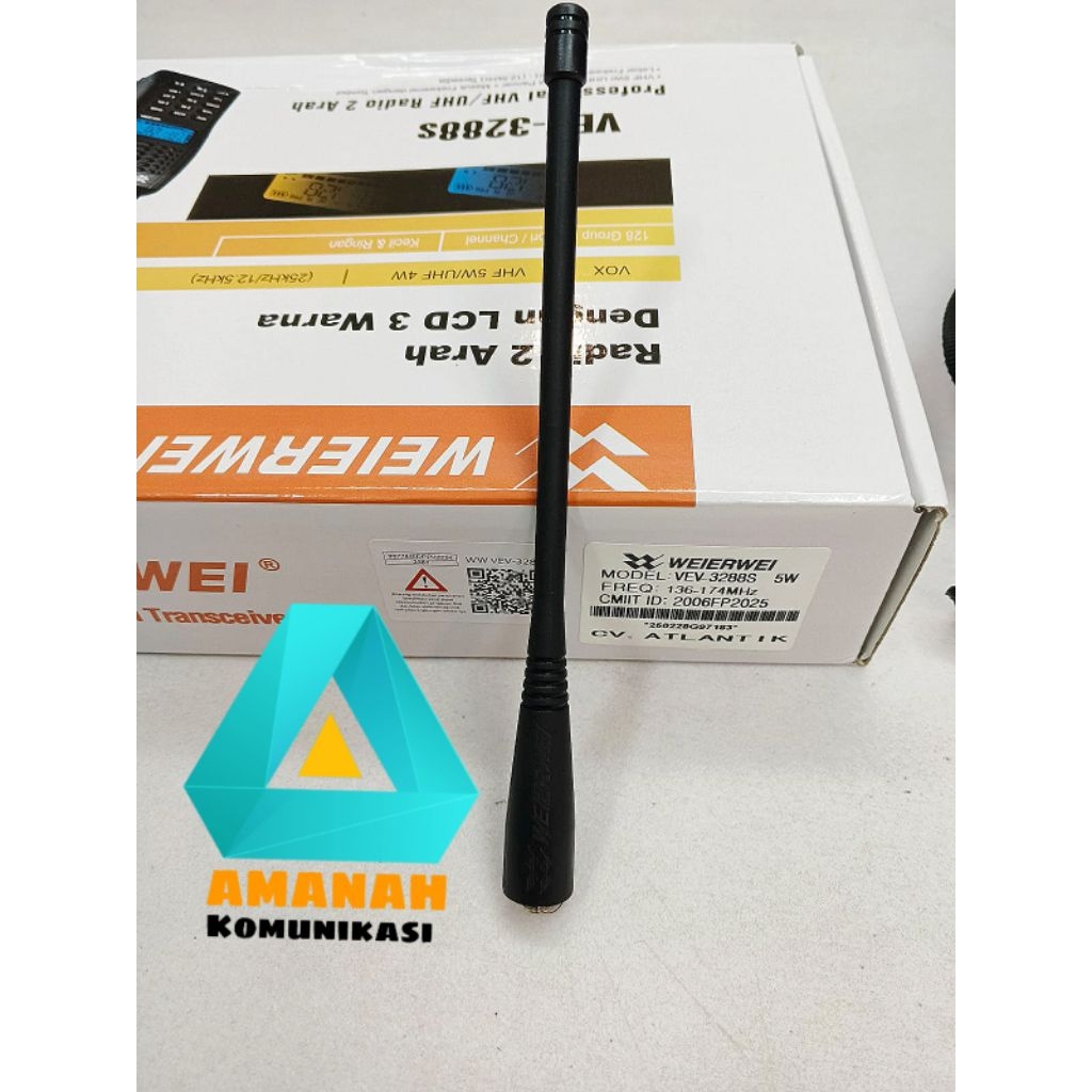 Antena HT weierwei 3288s V16 singel band Vhf Uhf original