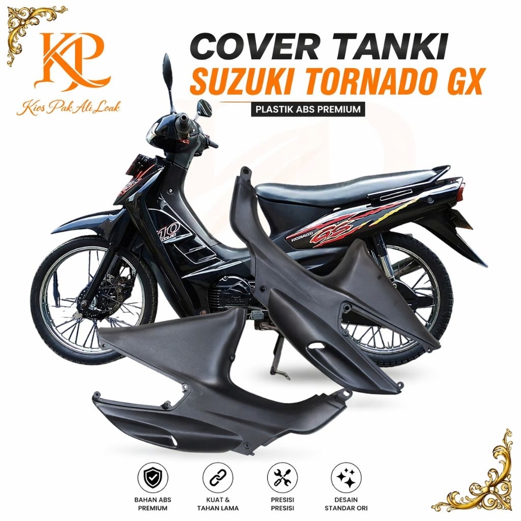 Cover Kupu Kupu box tanki Suzuki Shogun Kebo Tornado GX