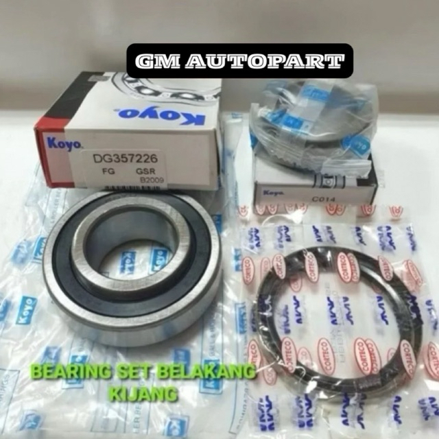BEARING SET RODA BELAKANG KIJANG BEARING+CONES+SEAL