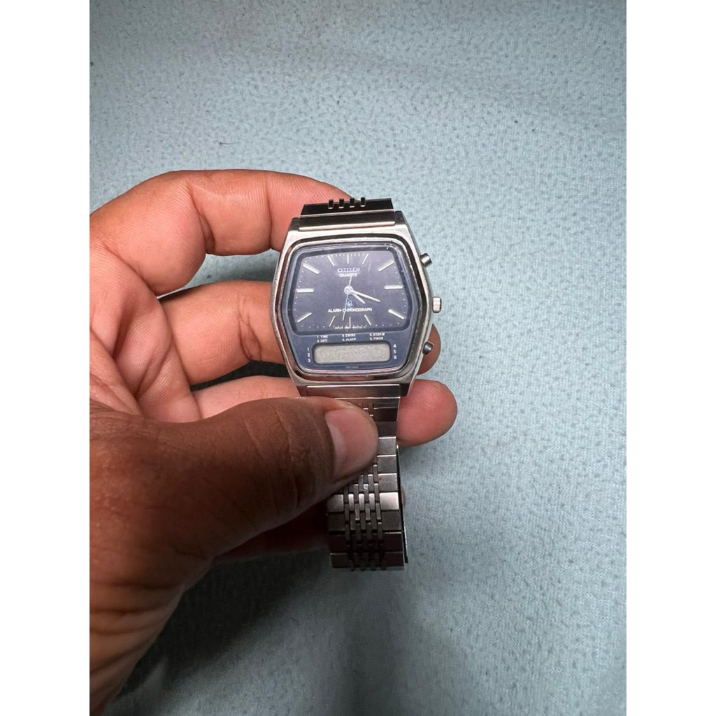 Jam Citizen analog digital GN-4W-U Vintage MINUS