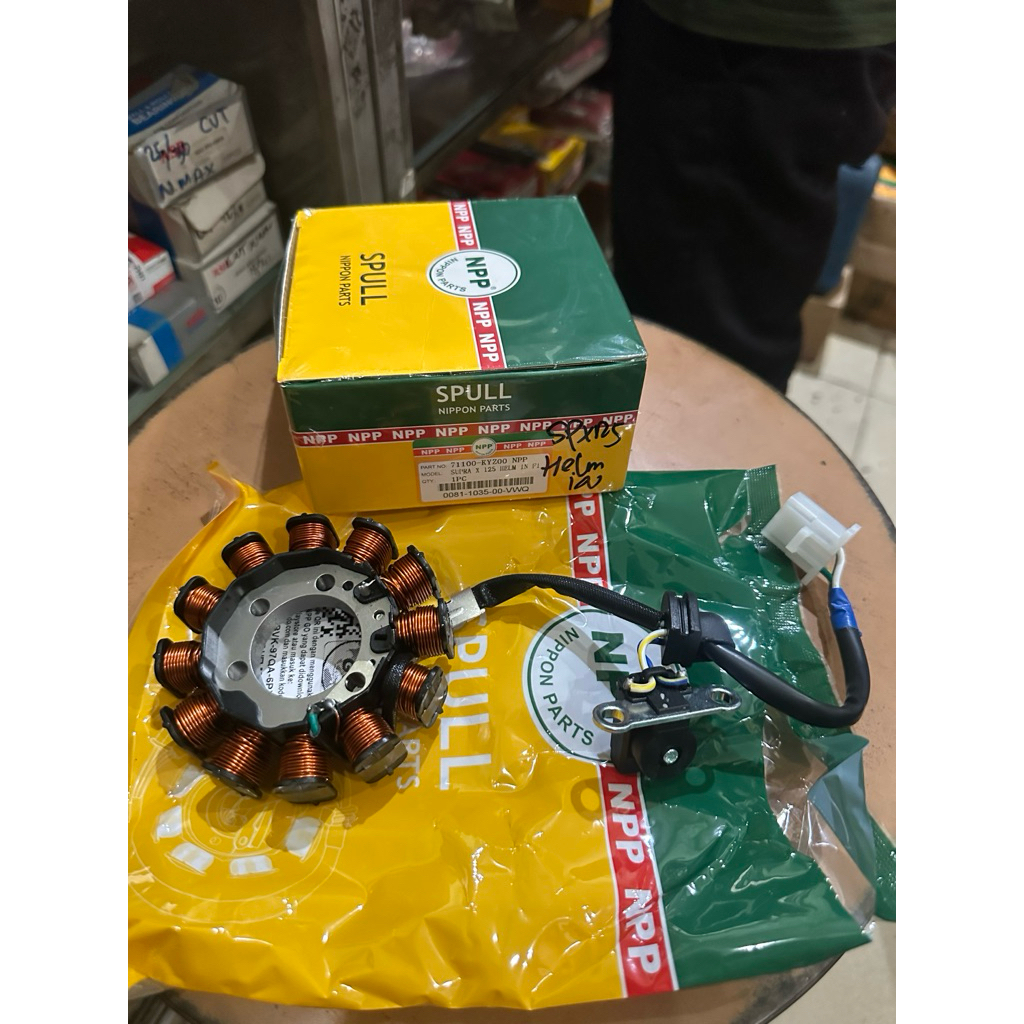 SPUL COMPLETE SUPRA X 125 HELM IN DAN SUPRA X 125 FI ( 3 KABEL )