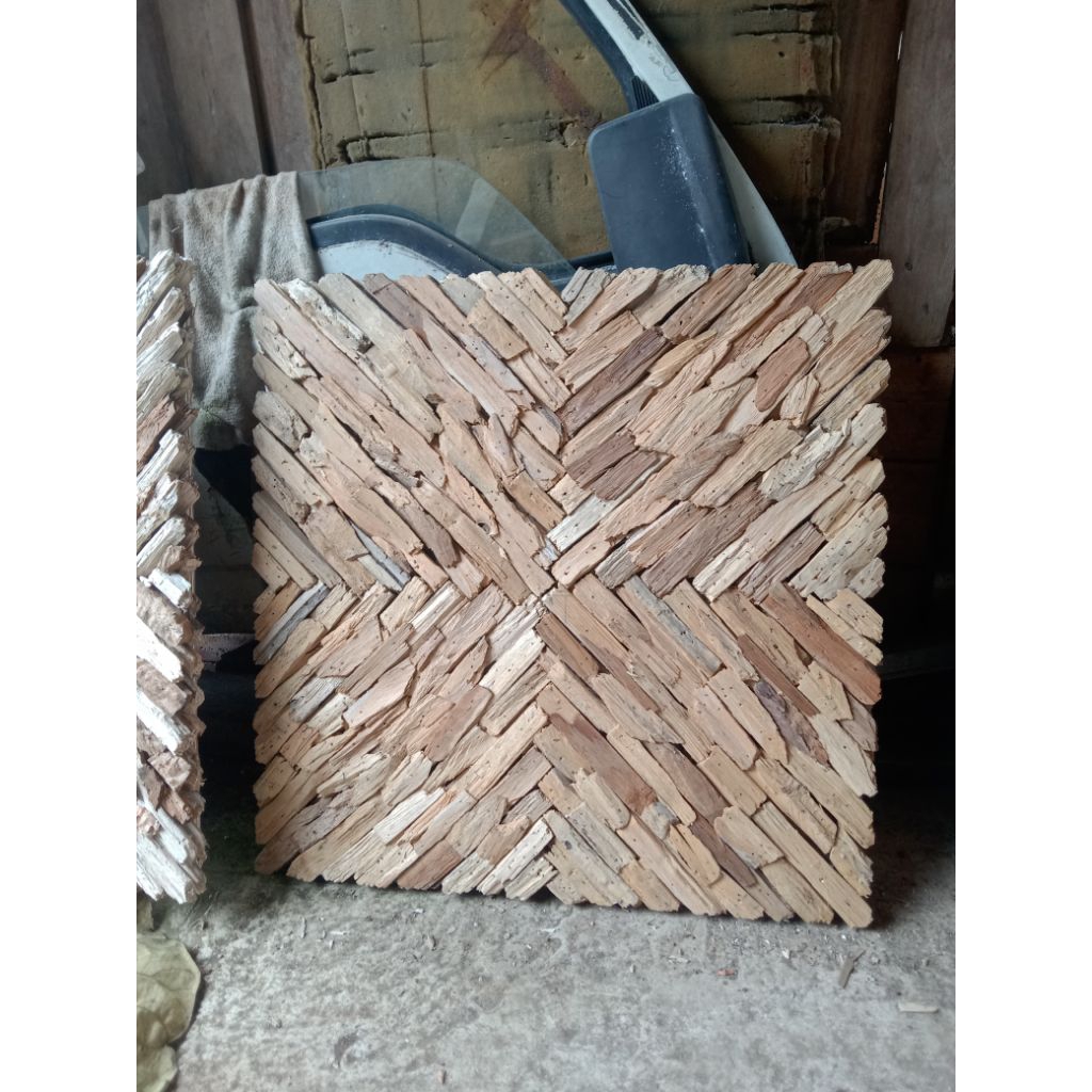 Hiasan Dinding Kayu Estetik - Wall Decor Wood Rustic