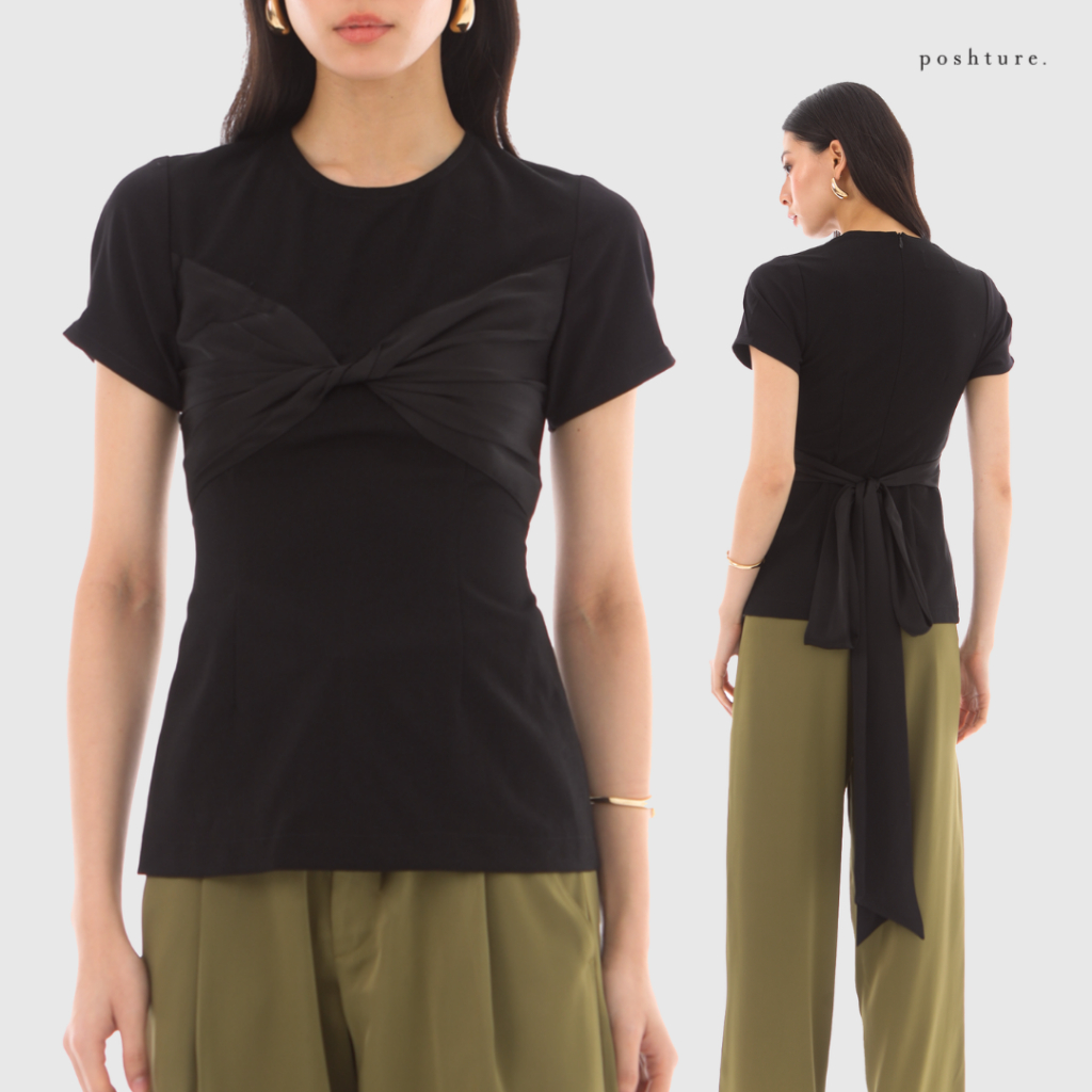 POSHTURE - Ophelia Top | Atasan Wanita | Blouse Wanita Nyaman
