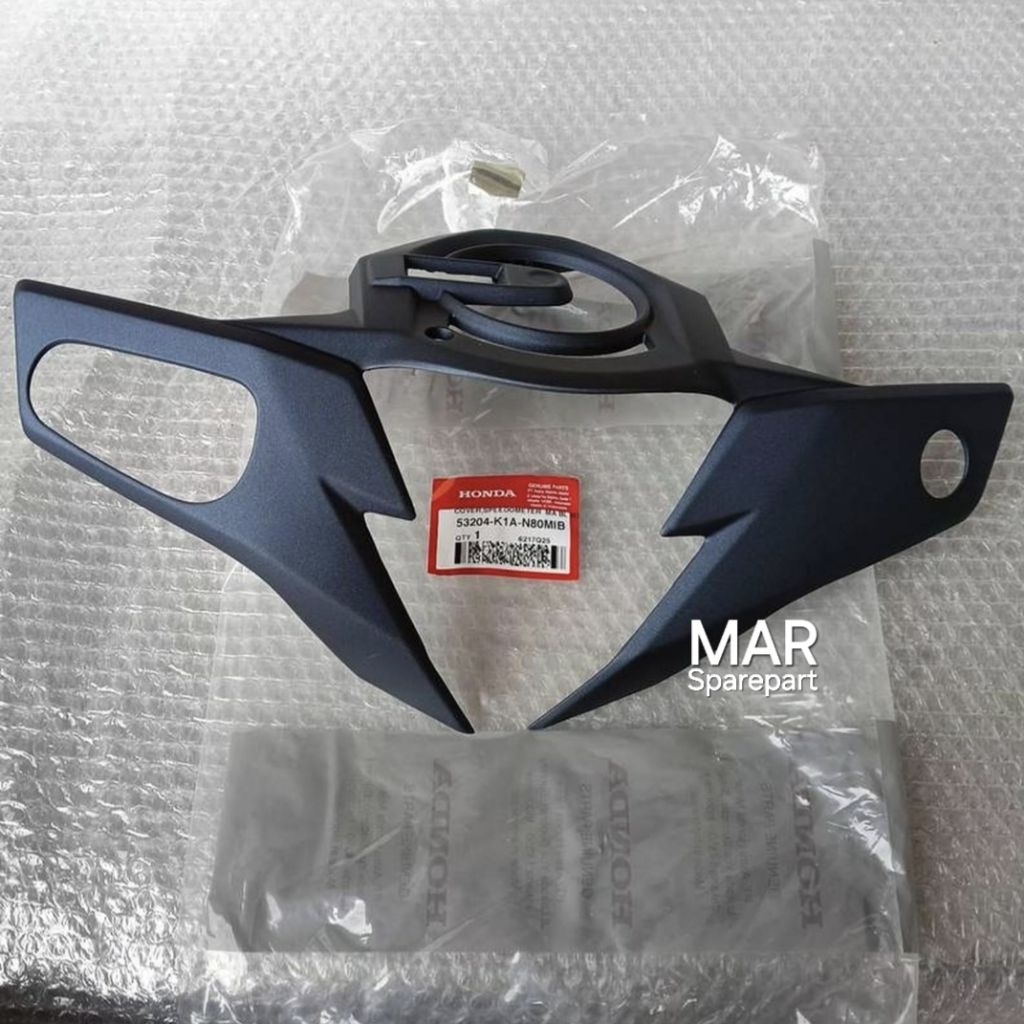 Cover Batok Depan Blue Matte Beat Deluxe 2024 2025 Gen 2 K1AL Original