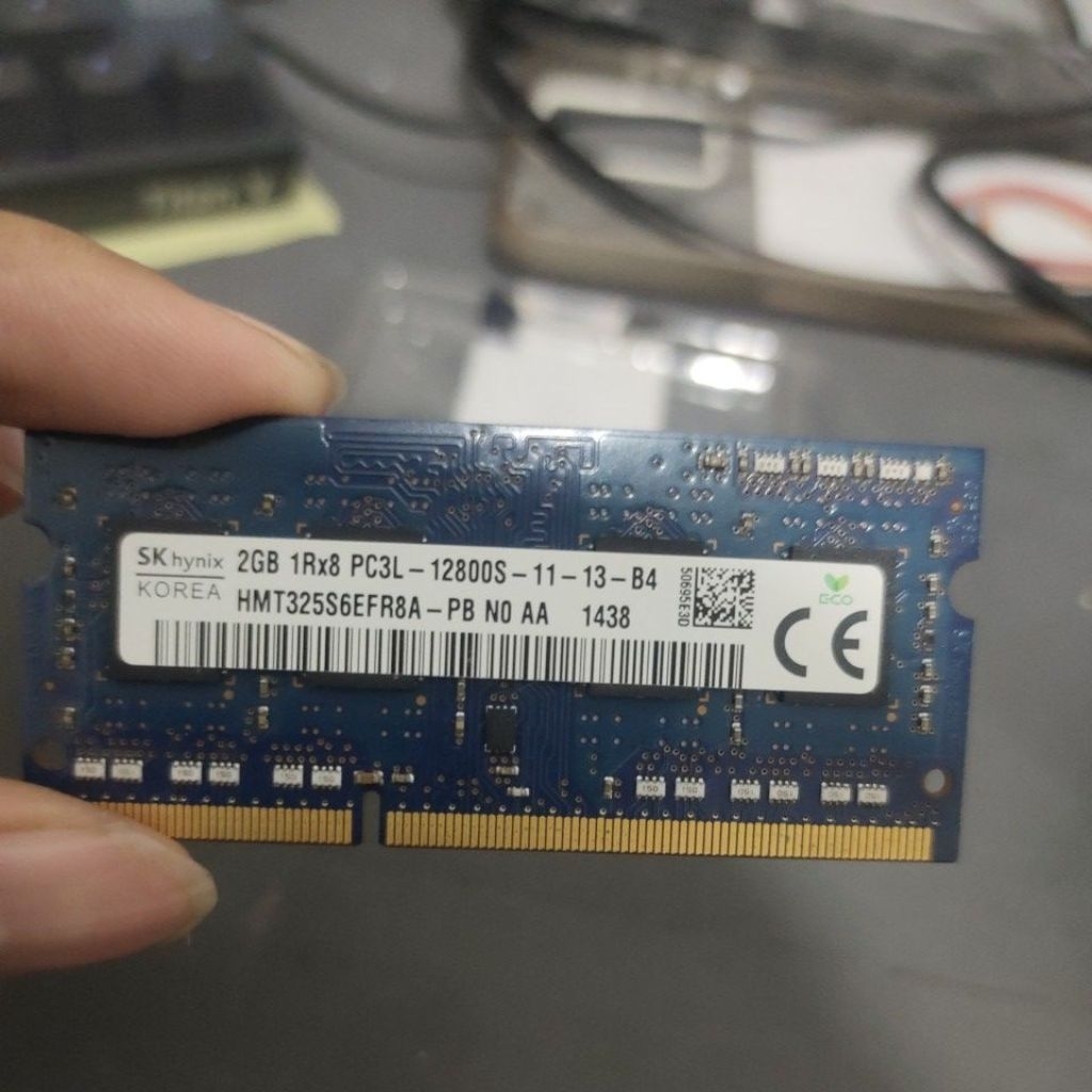 RAM LAPTOP DDR3L 1Rx8 SKYHYNIX 2GB PC3L 12800 SECOND HAND