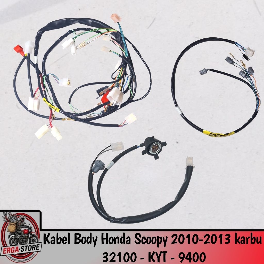 Kabel Body Wire Harness Honda Scoopy Karbu 2010-2013 Kode part 32100 - KYT - 9400