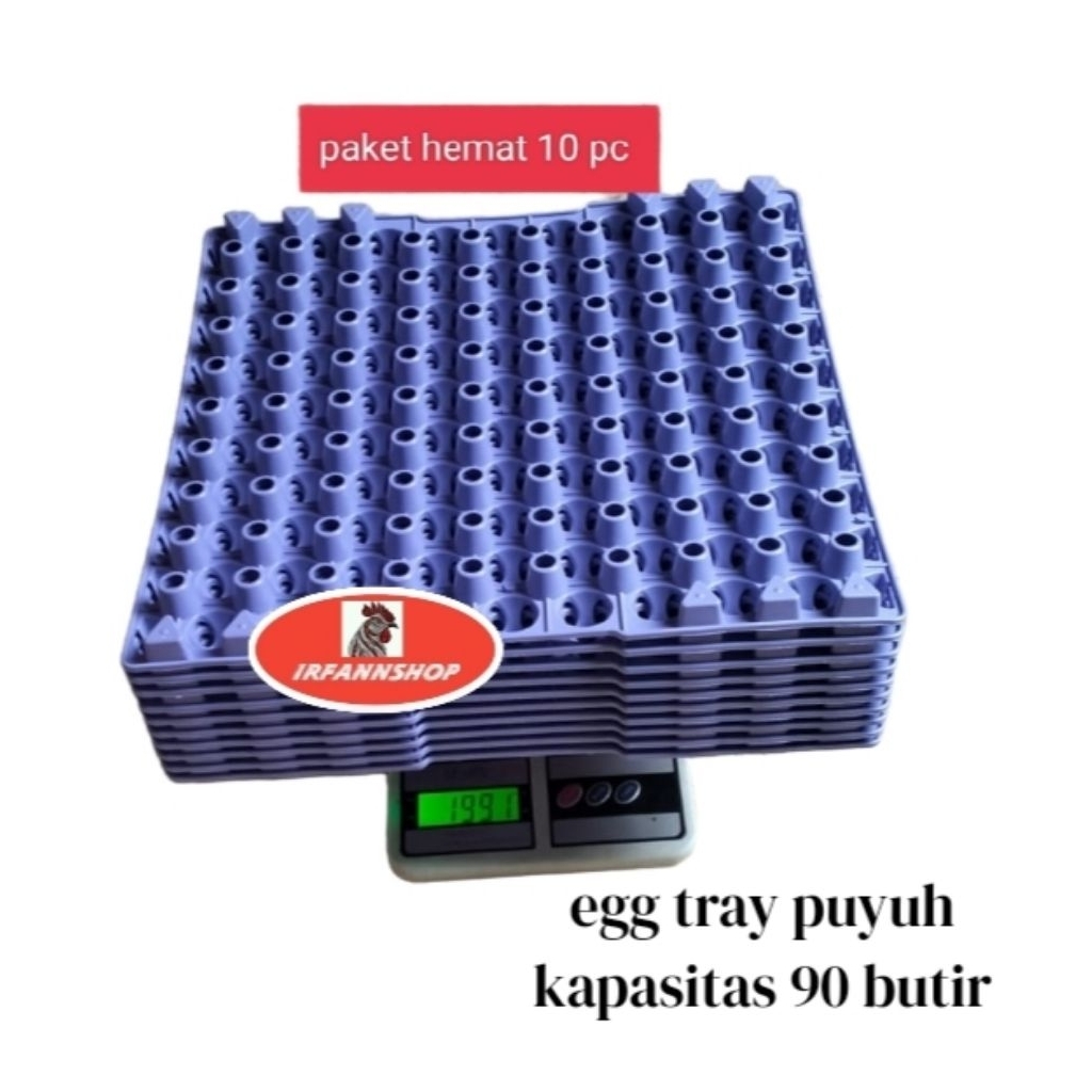 Egg tray puyuh Super 10 pc