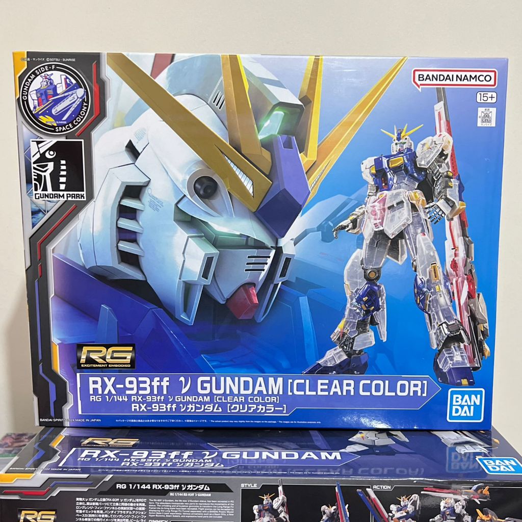 RG RX-93FF V GUNDAM FUKUOKA CLEAR COLOR GUNDAM SIDE F SPACE COLONY