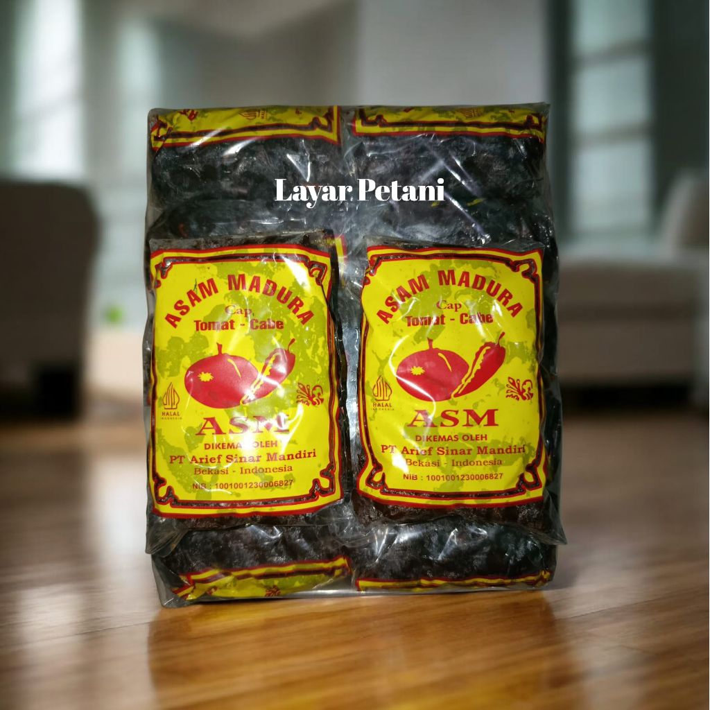 10 PCS ASAM JAWA BIJI CAP TOMAT - CABE KEMASAN 400 GRAM / ASAM JAWA / ASEM JAWA / ASEM / ASAM