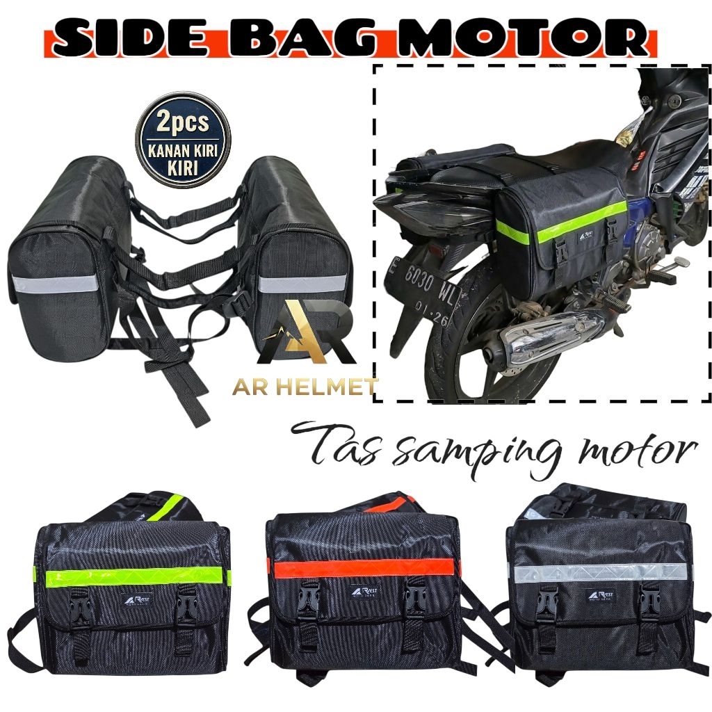side bag motor | tas samping | tas jok motor | tas touring multifungsi