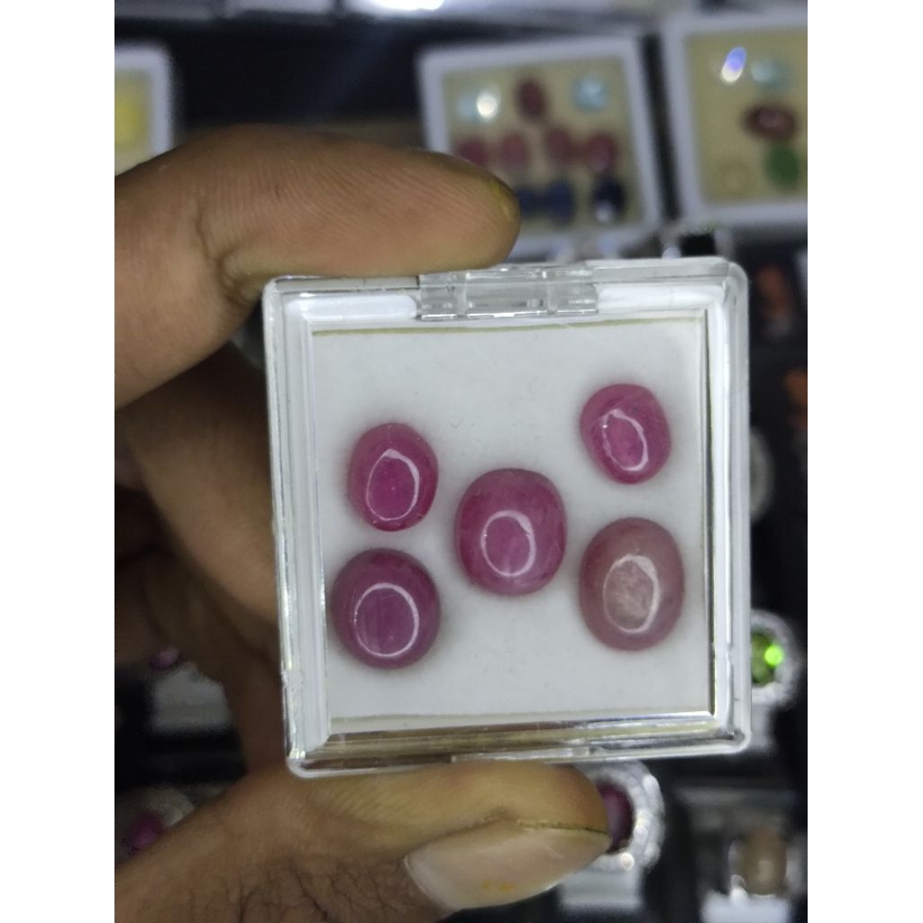 Batu Permata Natural Star Ruby Tanzania