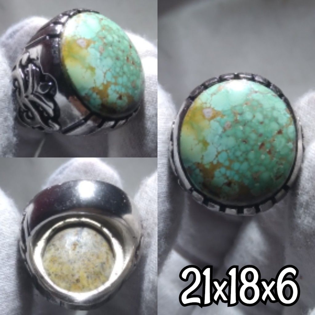 natural akik pirus persia lawas