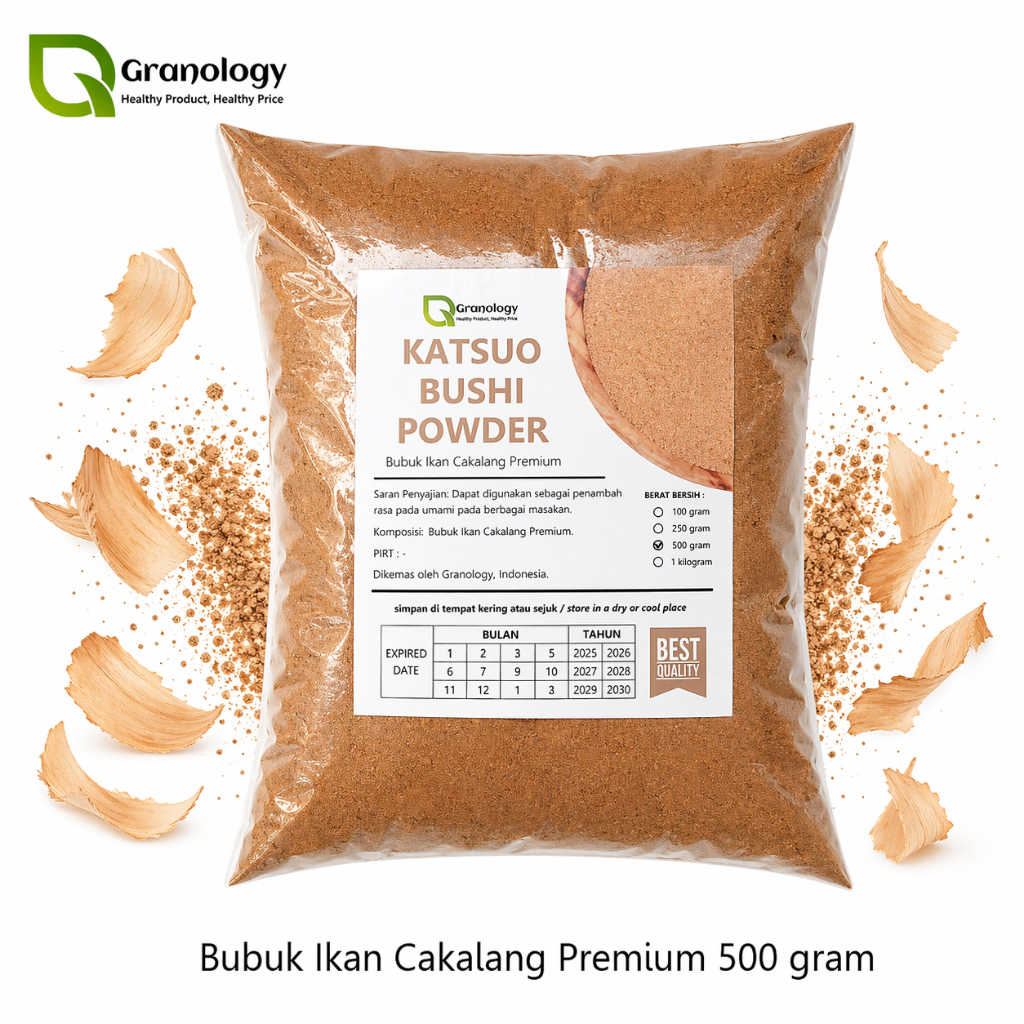 Bubuk Ikan Cakalang / Katsuobushi Powder (500 gram) by Granology