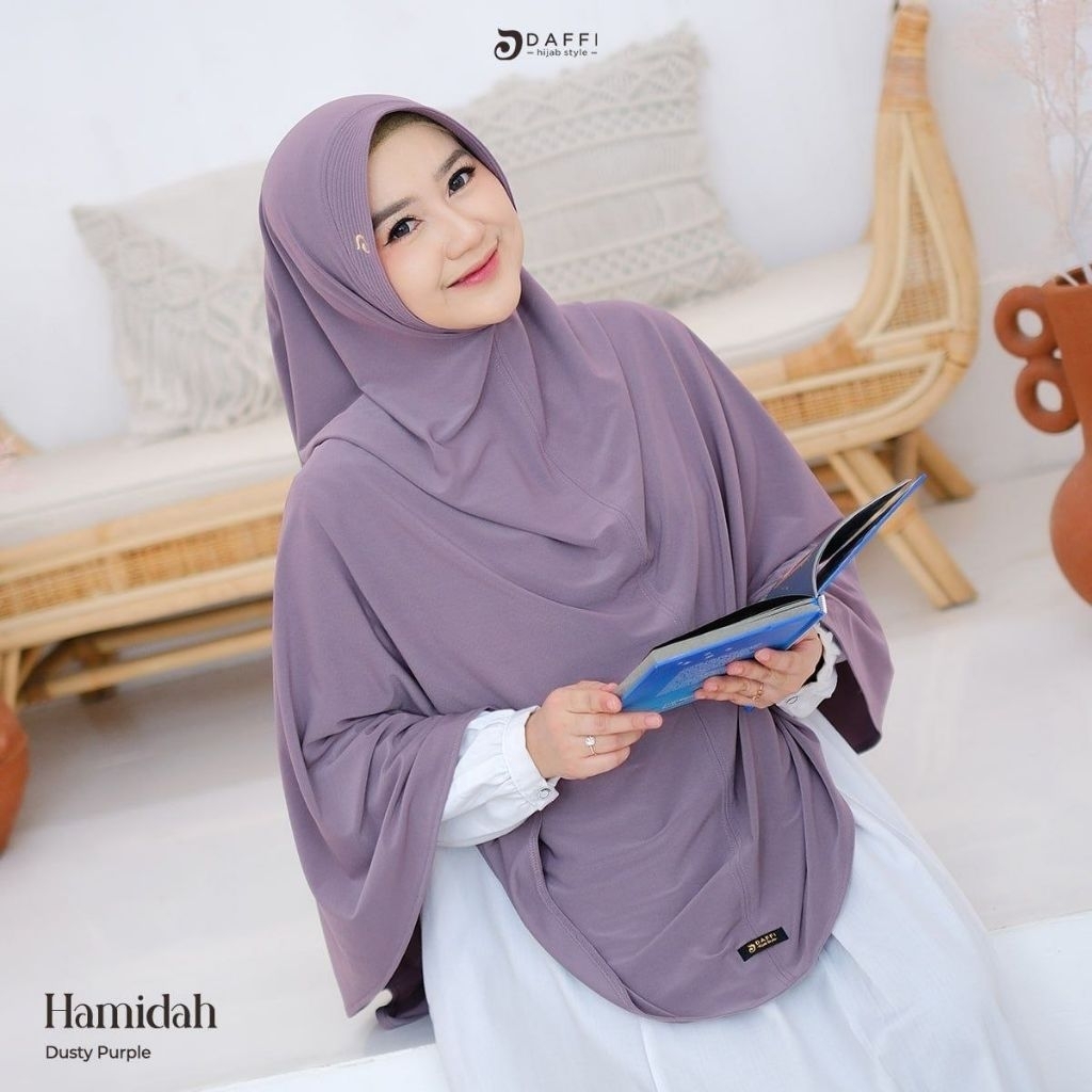 Hijab Instant Syari Hijab Jumbo Hijab Hamidah by Daffi Hijab