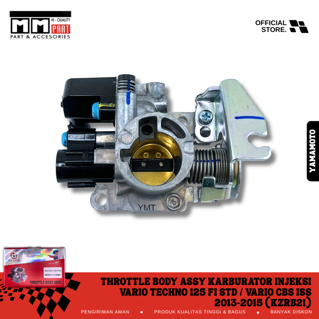 THROTTLE BODY ASSY KARBURATOR INJEKSI VARIO TECHNO 125 FI STD / VARIO CBS ISS 2013-2015 KZRB21 YAMAM