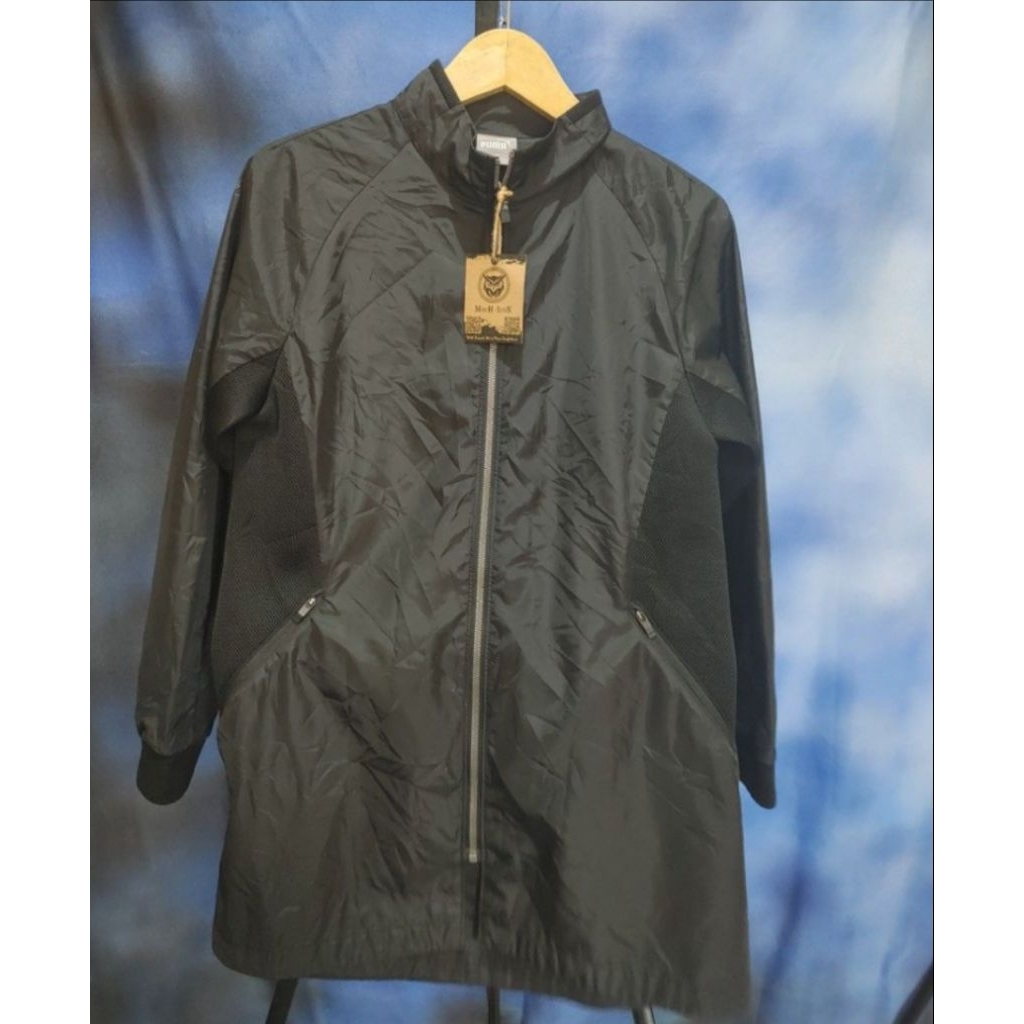 Running Jacket / Windbreaker Puma Long Black