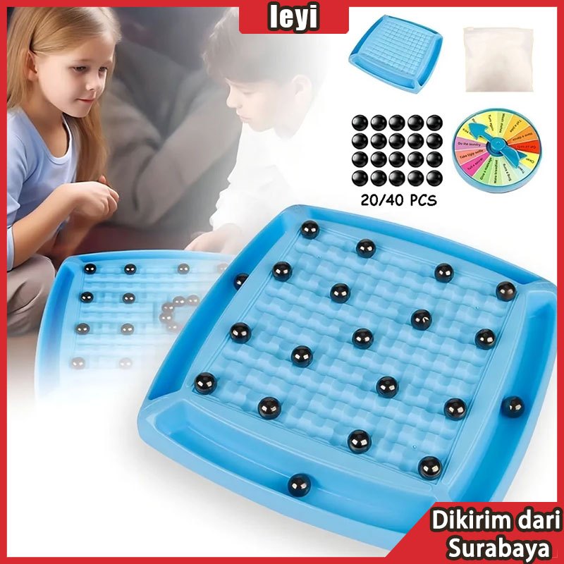 20/40PCS Catur Magnet Papan Catur magnet mainan anak Papan Magnetik Mainan gabut di sekolah