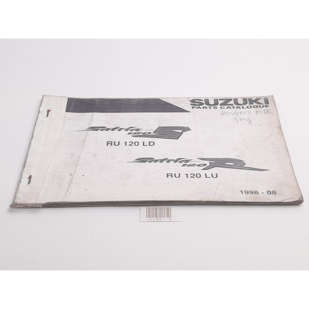 SUZUKI SATRIA 120 S BUKU PART KATALOG FOTOCOPYAN