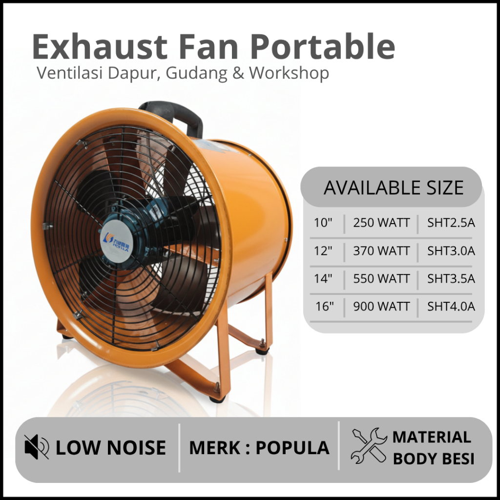 AXIAL FAN PROTABLE / BLOWER PORTABLE VENTILATOR / BLOWER VENTILATOR