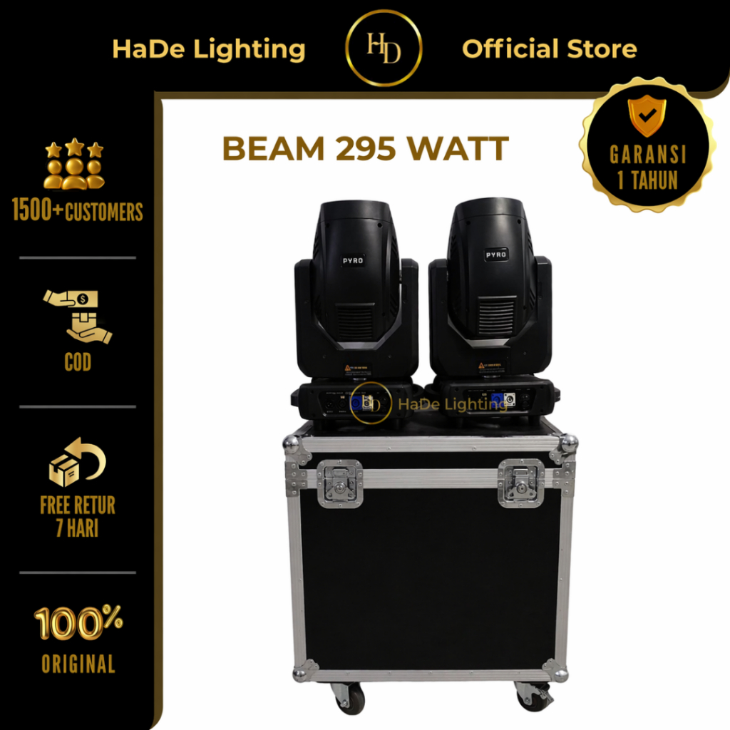 Beam 295 Watt - Lampu Sorot Panggung Beam 295 Watt LED Ring