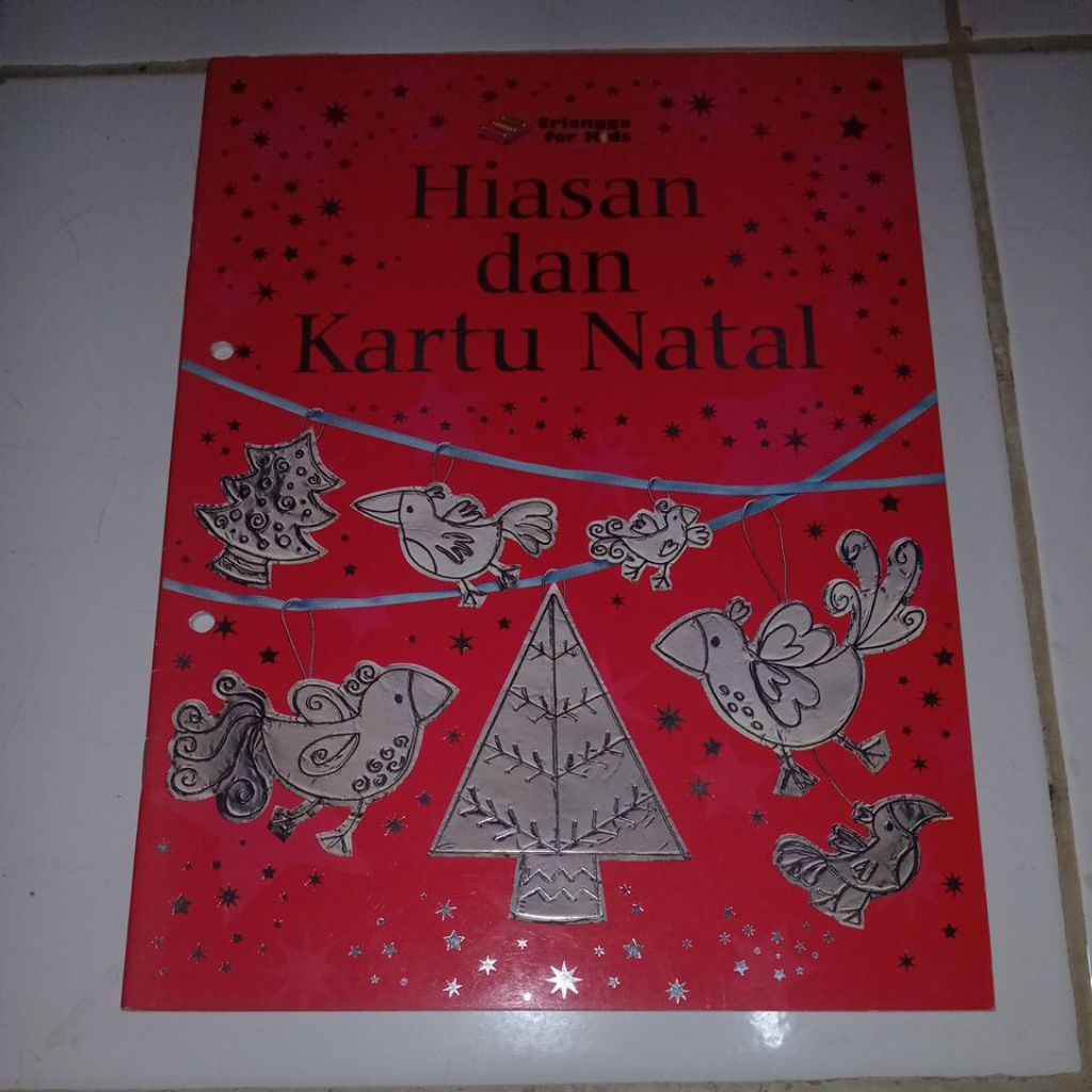 buku hiasan dan kartu natal