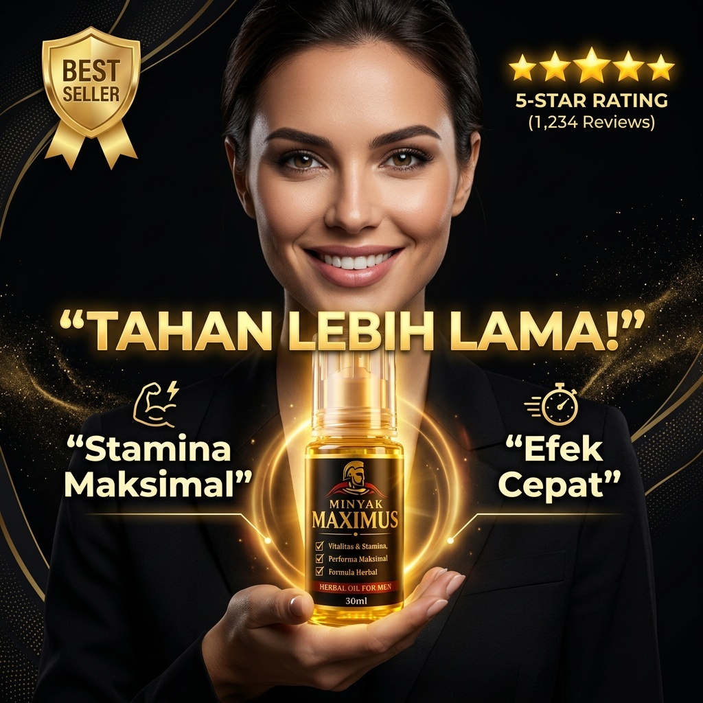 Minyak Herbal MAXIMUS | Minyak P3MB3SAR