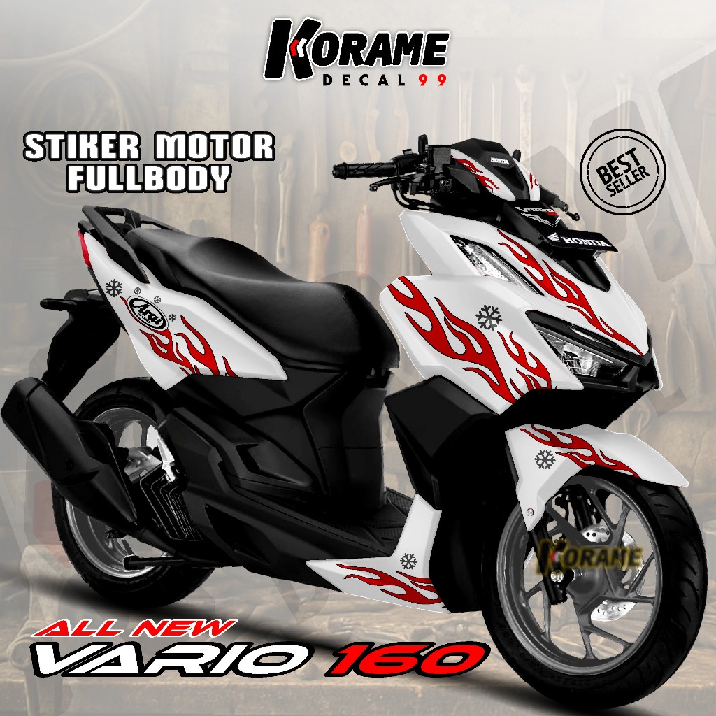 Decal Sticker Vario 160 Fullbody - Stiker Variasi Vario 160 Model Firdeblade