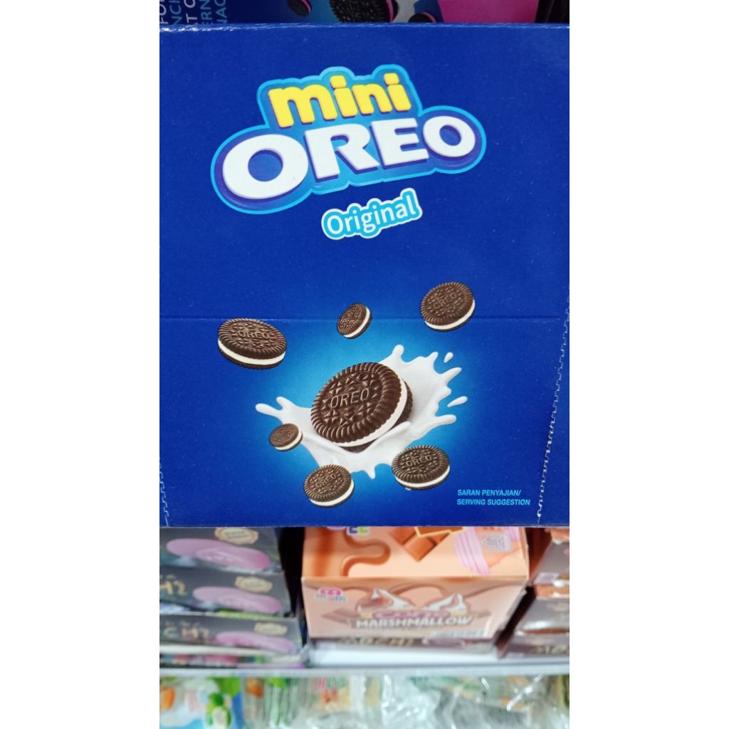 OREO MINI VANILA, COKLAT, STRAWBERRY